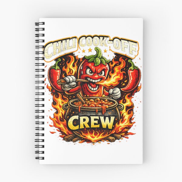 Item preview, Chili Cook-Off Crew Funny Spicy Pepper BBQ Summer T-Shirt designed and sold by NERD-AI.