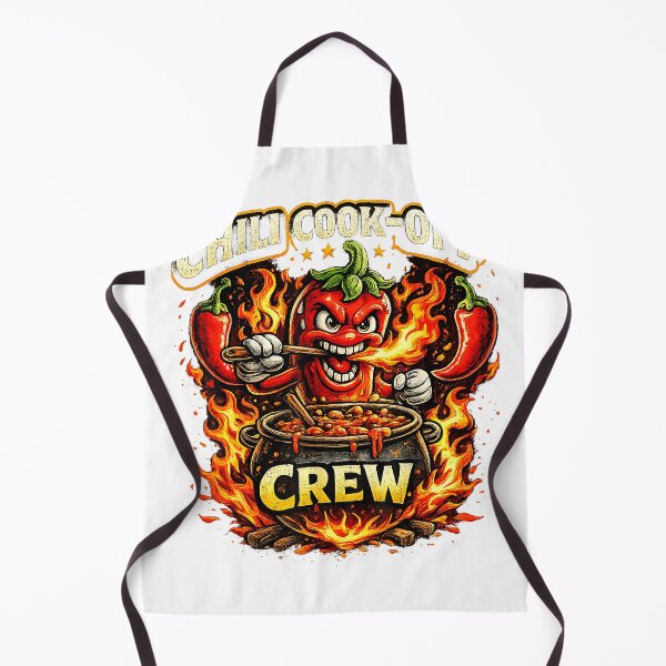 Item preview, Chili Cook-Off Crew Funny Spicy Pepper BBQ Summer T-Shirt designed and sold by NERD-AI.