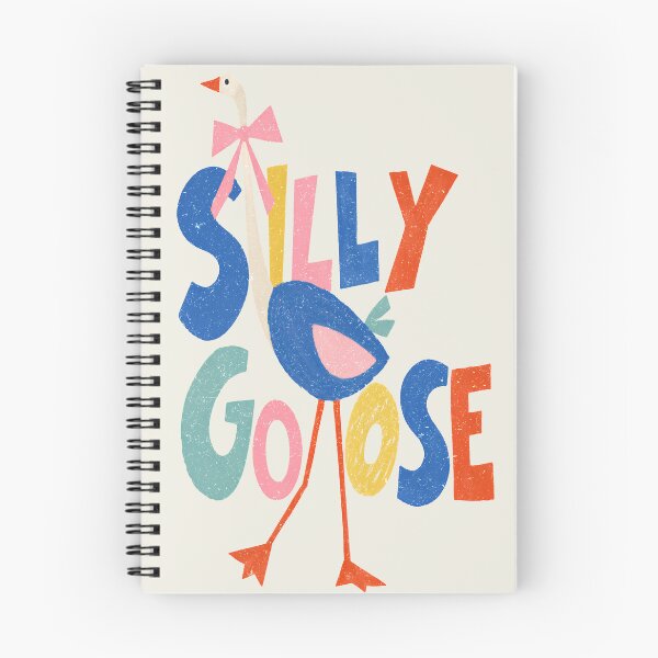 Item preview, Colorful Silly Goose Kids Illustration designed and sold by SaltedBeachPaperie.