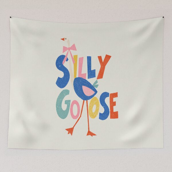 Item preview, Colorful Silly Goose Kids Illustration designed and sold by SaltedBeachPaperie.