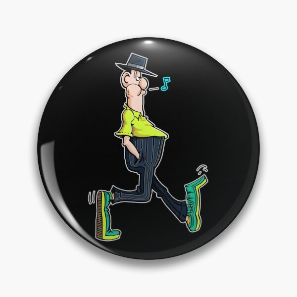 Item preview, Cartoon Man Whistlings Happily Walking designed and sold by Dropleader.