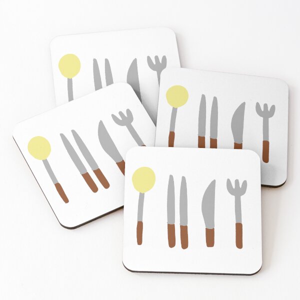 Item preview, Cozy Wooden Handle Cutlery Set designed and sold by raun.draw.