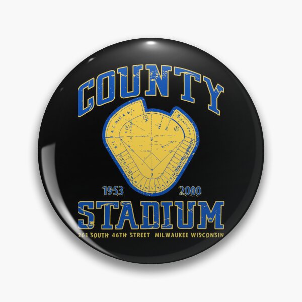 Item preview, Milwaukee County Stadium 1953-2000 Vintage Map designed and sold by Auguufour.