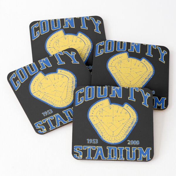 Item preview, Milwaukee County Stadium 1953-2000 Vintage Map designed and sold by Auguufour.