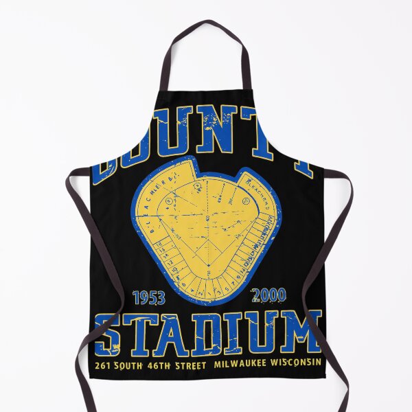 Item preview, Milwaukee County Stadium 1953-2000 Vintage Map designed and sold by Auguufour.
