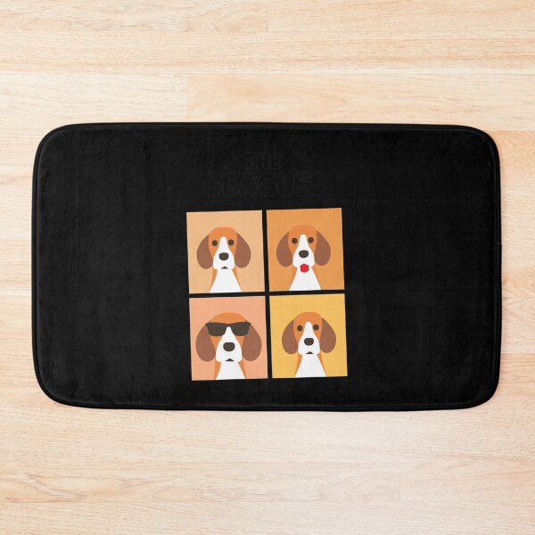 Item preview, The Beagles Dog Portrait Four Panel Art designed and sold by JOSHUAUINNEY.