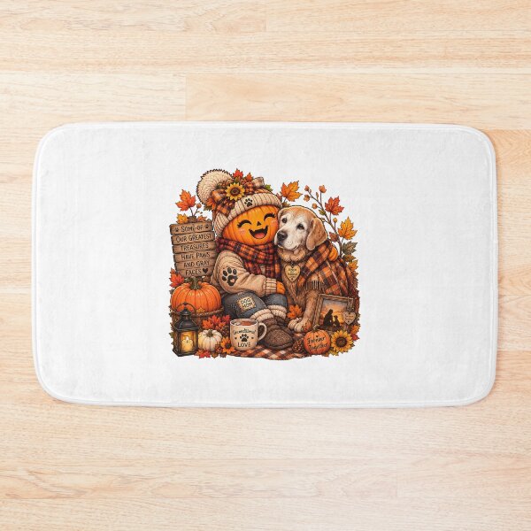 Item preview, Senior Golden Retriever Dog Mom Fall T-Shirt – Paws and Gray Faces Autumn Gift designed and sold by FestivityFinds.