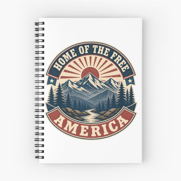 Item preview, Home of the Free America Landscape designed and sold by Avenuse style.