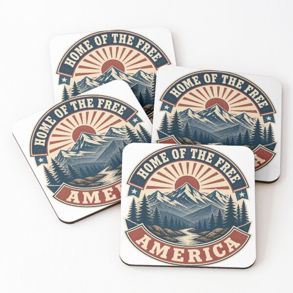 Item preview, Home of the Free America Landscape designed and sold by Avenuse style.