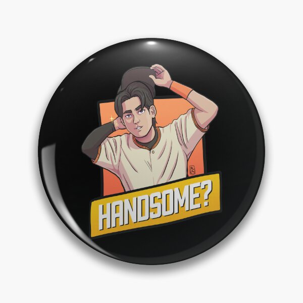 Item preview, Handsome Baseball Star Korean Player Art designed and sold by Auguufour.