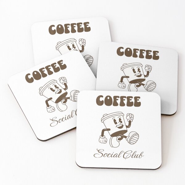 Item preview, Coffee Social Club T-Shirt designed and sold by gidget-gadget.