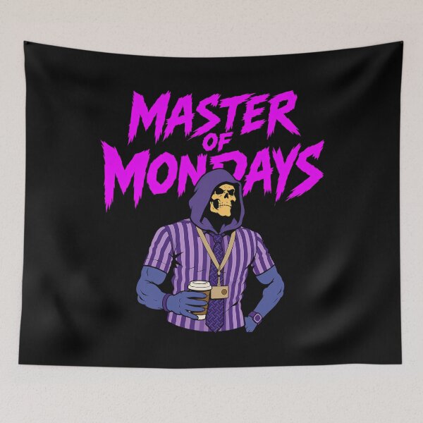 Item preview, Skeletor Hr Master Of Mondays Funny Corporate Humor designed and sold by DesignBlast.