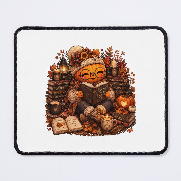 Item preview, Cozy Autumn Pumpkin Book Lover Dark Academia Reading Sweatshirt designed and sold by FestivityFinds.