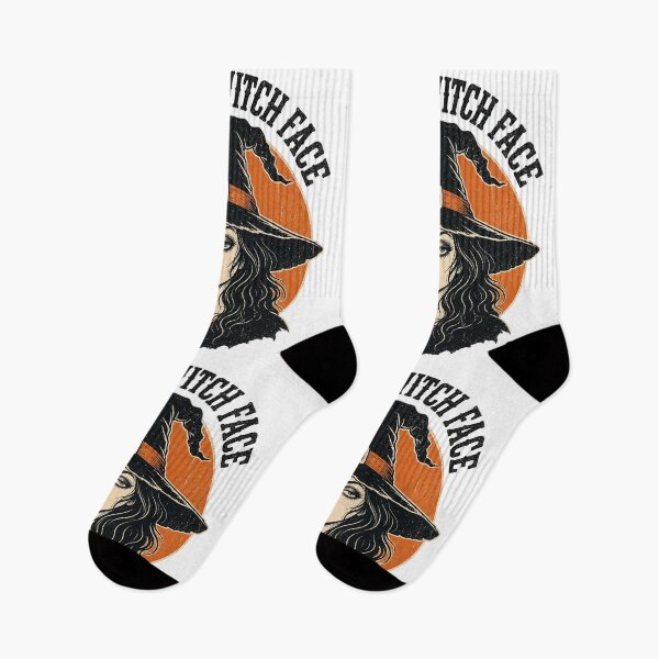 Item preview, Resting Witch Face Vintage Witch & Black Cat designed and sold by Hermits-Loft.