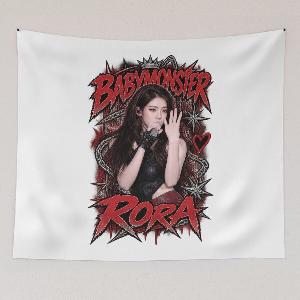 Item preview, Gothic Crown Typography BABYMONSTER Rora Live Performance designed and sold by Valereekmerch.