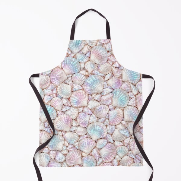 Item preview, Pearlescent Seashell Mosaic in Aqua and Lavender designed and sold by OLAIZA.