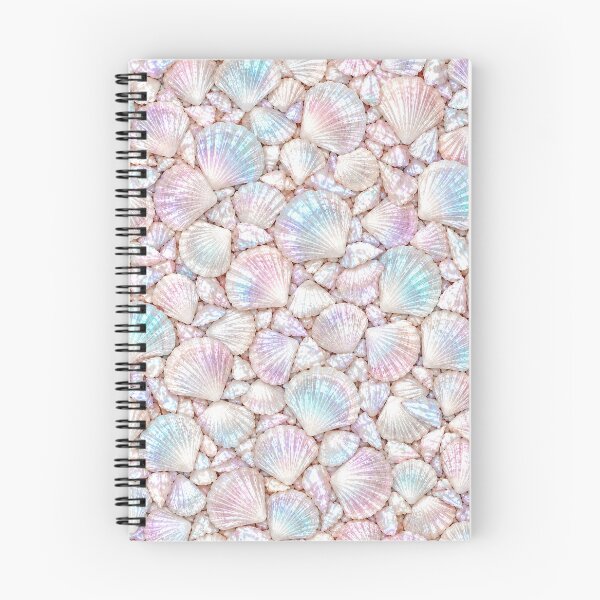 Item preview, Pearlescent Seashell Mosaic in Aqua and Lavender designed and sold by OLAIZA.