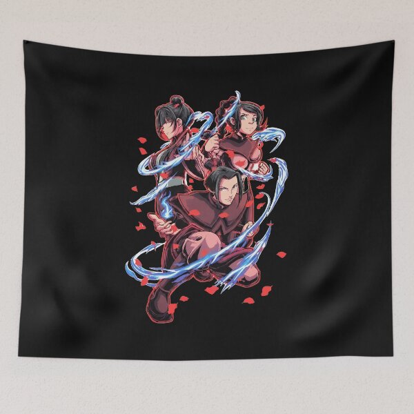 Item preview, Dynamic Anime Trio with Energy and Petals designed and sold by scotistensen.