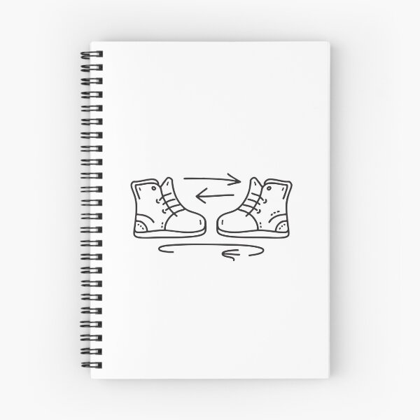 Item preview, doodle illustration a pair of shoes facing one another left and right designed and sold by rasagamastore.