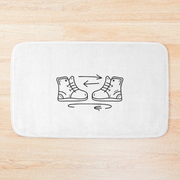 Item preview, doodle illustration a pair of shoes facing one another left and right designed and sold by rasagamastore.