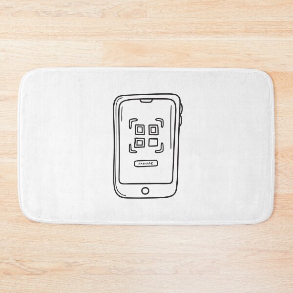 Item preview, doodle illustration a mobile phone showing a verification code designed and sold by rasagamastore.