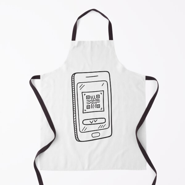 Item preview, doodle illustration a smartphone displaying a security code designed and sold by rasagamastore.
