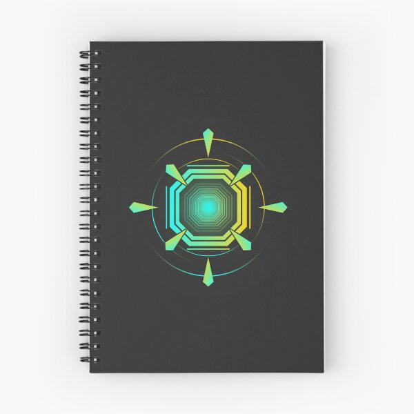 Item preview, Cyberpunk Neon Core Futuristic Geometric Emblem designed and sold by VOIDXX.