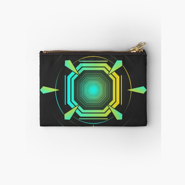 Item preview, Cyberpunk Neon Core Futuristic Geometric Emblem designed and sold by VOIDXX.