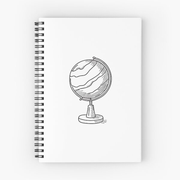 Item preview, doodle illustration a model of Venus planet on a wooden stand designed and sold by rasagamastore.