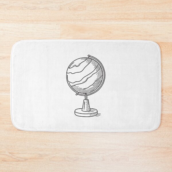 Item preview, doodle illustration a model of Venus planet on a wooden stand designed and sold by rasagamastore.