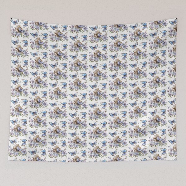 Item preview, Blue Butterfly | Elegant Nature Aesthetic Art designed and sold by Mandayartstudio.