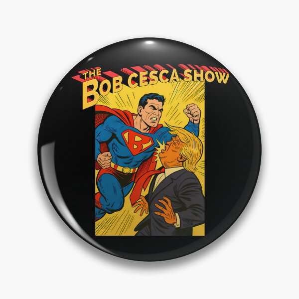 Item preview, The Bob Cesca Show Superhero Vs Supervillain designed and sold by laura-lins-lab.