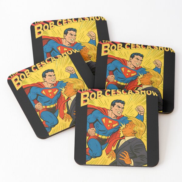 Item preview, The Bob Cesca Show Superhero Vs Supervillain designed and sold by laura-lins-lab.