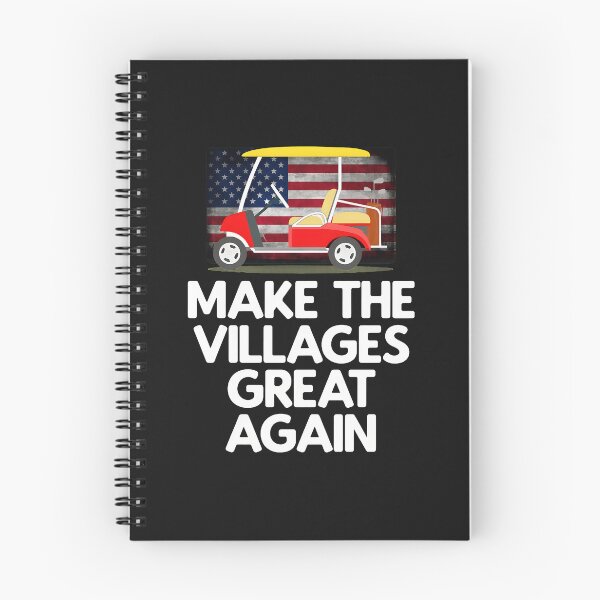 Item preview, Golf Cart American Flag The Villages Great Again designed and sold by YarningsandYear.