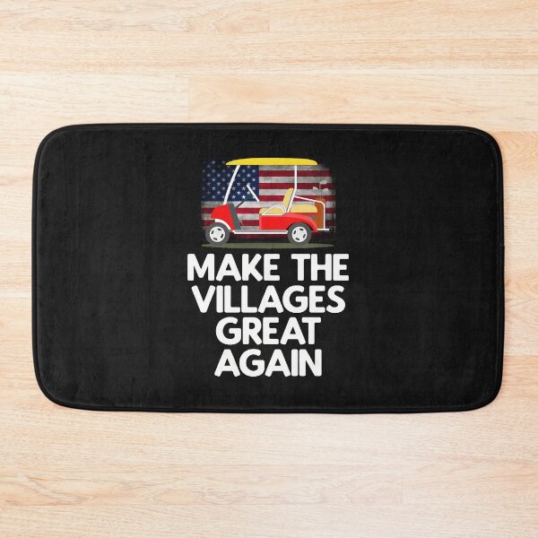 Item preview, Golf Cart American Flag The Villages Great Again designed and sold by YarningsandYear.