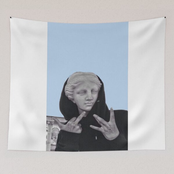 Item preview, Greek statue Wearing Hoodie designed and sold by mocoygoty.