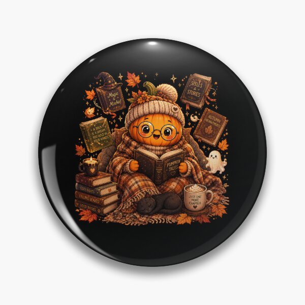 Item preview, Cozy Pumpkin Bookworm & Black Cat Halloween Sweatshirt designed and sold by FestivityFinds.