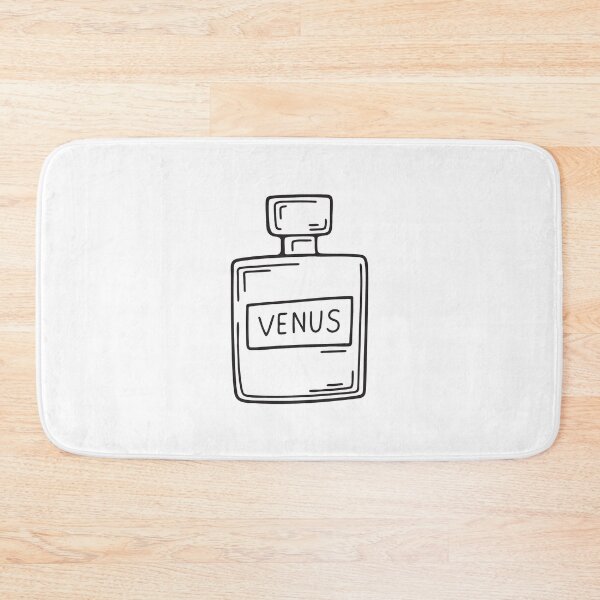 Item preview, doodle illustration a perfume bottle labeled with the word Venus designed and sold by rasagamastore.