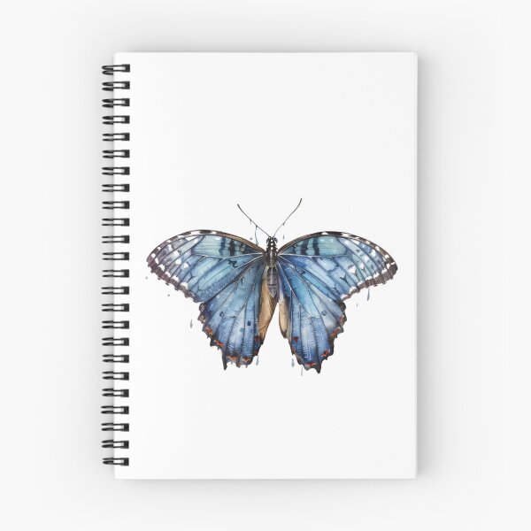 Item preview, Blue Butterfly | Elegant Nature Aesthetic Art designed and sold by Mandayartstudio.