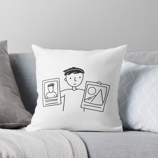 Item preview, Doodle illustration of someone examining a photo next to an ID card designed and sold by rasagamastore.