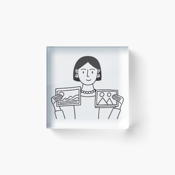Item preview, Doodle illustration of a person matching a face to an ID card photo designed and sold by rasagamastore.