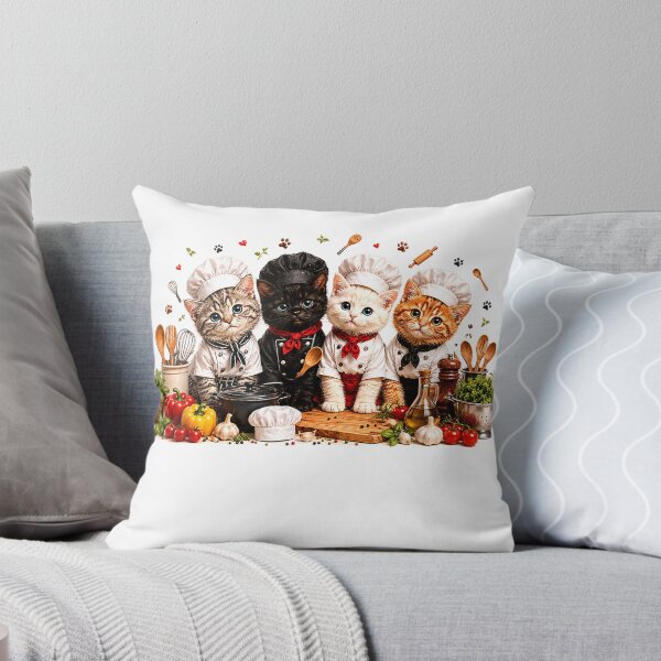 Item preview, Cats Chef Cooking Funny Kitty Baking Women Girls Kids cat T-Shirt designed and sold by eBoy31.