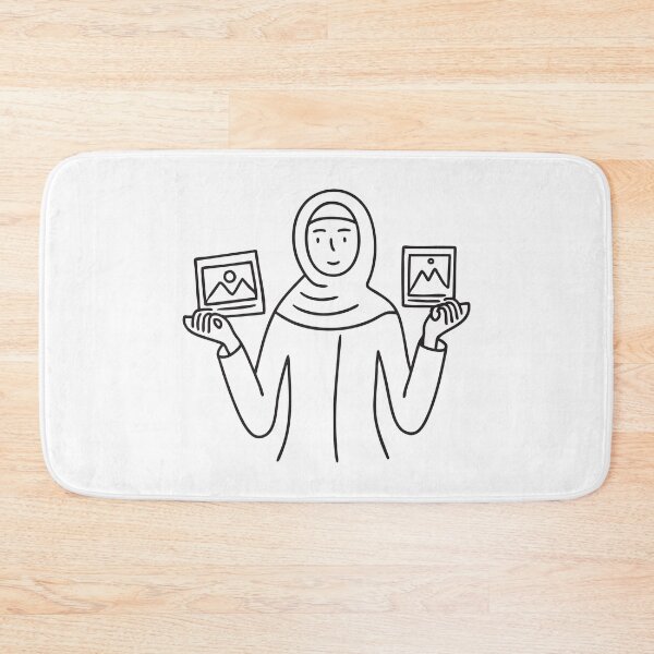 Item preview, Doodle illustration of a person inspecting an ID card beside a printed photo designed and sold by rasagamastore.