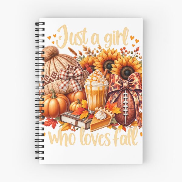 Item preview, Just a Girl Who Loves Fall Football and Pumpkin Spice designed and sold by KireVeronica.