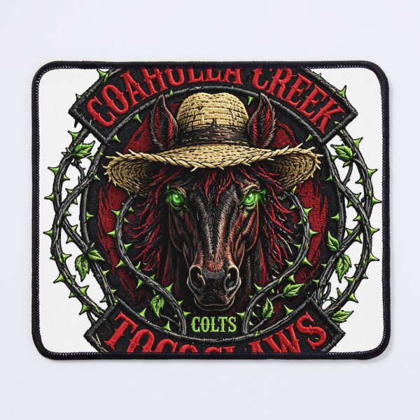 Item preview, Coahulla Creek Colts Zombie Stallion | Biker Patch Horror Graphic designed and sold by TOCOCLAWS.