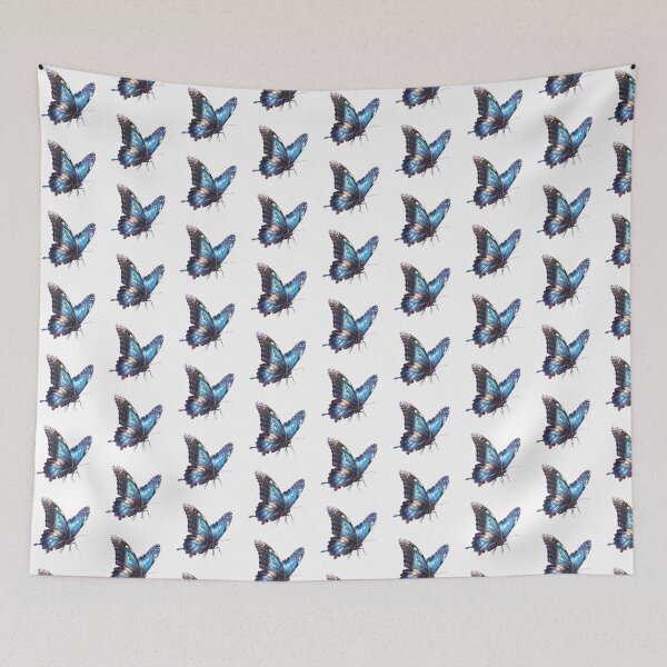 Item preview, Blue Butterfly | Elegant Nature Aesthetic Art designed and sold by Mandayartstudio.