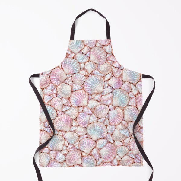 Item preview, Pearlescent Seashell Mosaic in Blush Pink designed and sold by OLAIZA.