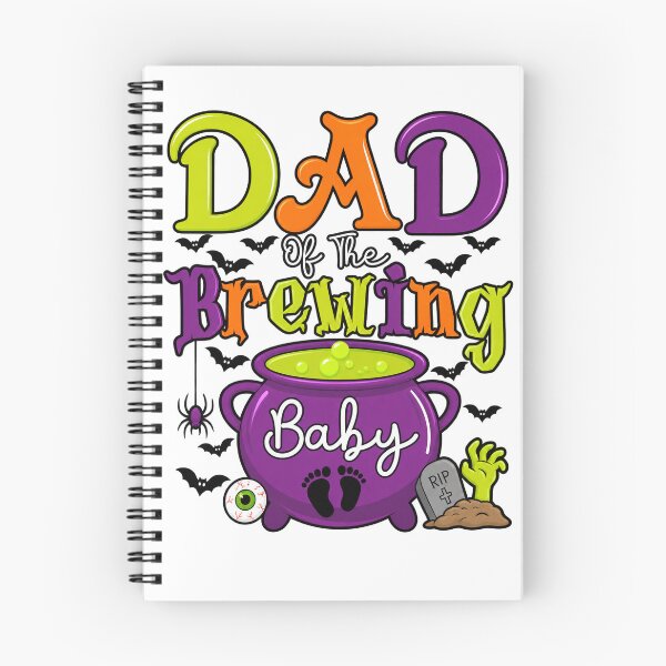 Item preview, Dad of The Brewing Baby Witch Baby Shower Ghost Halloween designed and sold by MarlaMaloneShop.