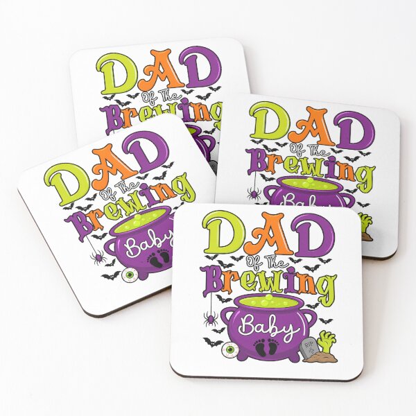 Item preview, Dad of The Brewing Baby Witch Baby Shower Ghost Halloween designed and sold by MarlaMaloneShop.
