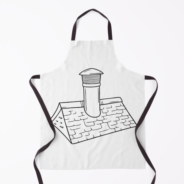 Aperçu de l'œuvre Illustration schématique d'un tuyau de ventilation de toit entouré de bardeaux qui se chevauchent. créée et vendue par rasagamastore.